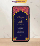 Indian Multiple Events Wedding PDF Cards