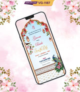 Indian Traditional Wedding Invite Card 