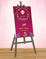 Indian Wedding Signage Board 