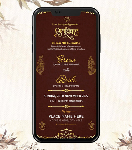 Indian Marriage Invitation