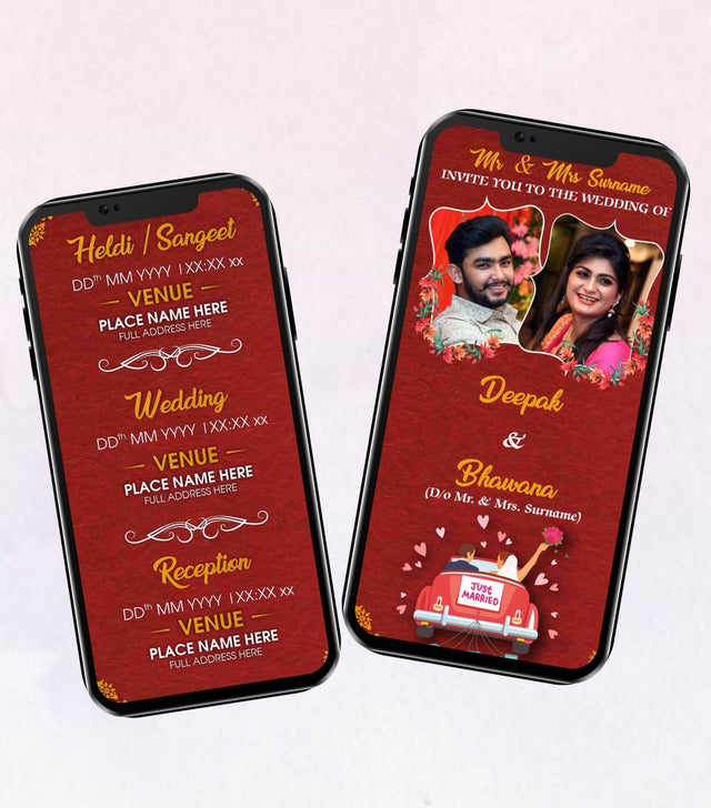 Indian Wedding Invitation 