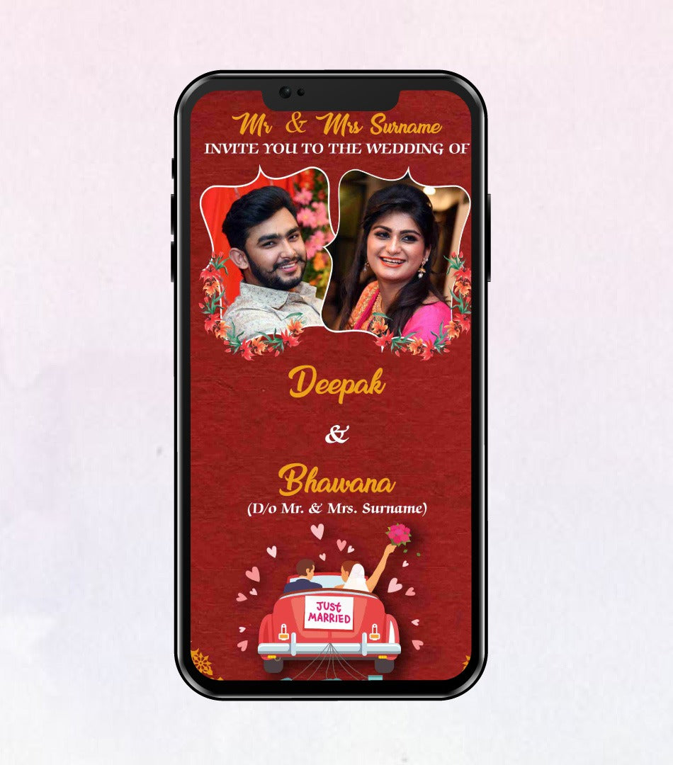 Indian Wedding Invitation 