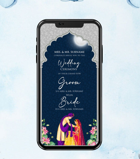 Indian Wedding Invitation Card Template