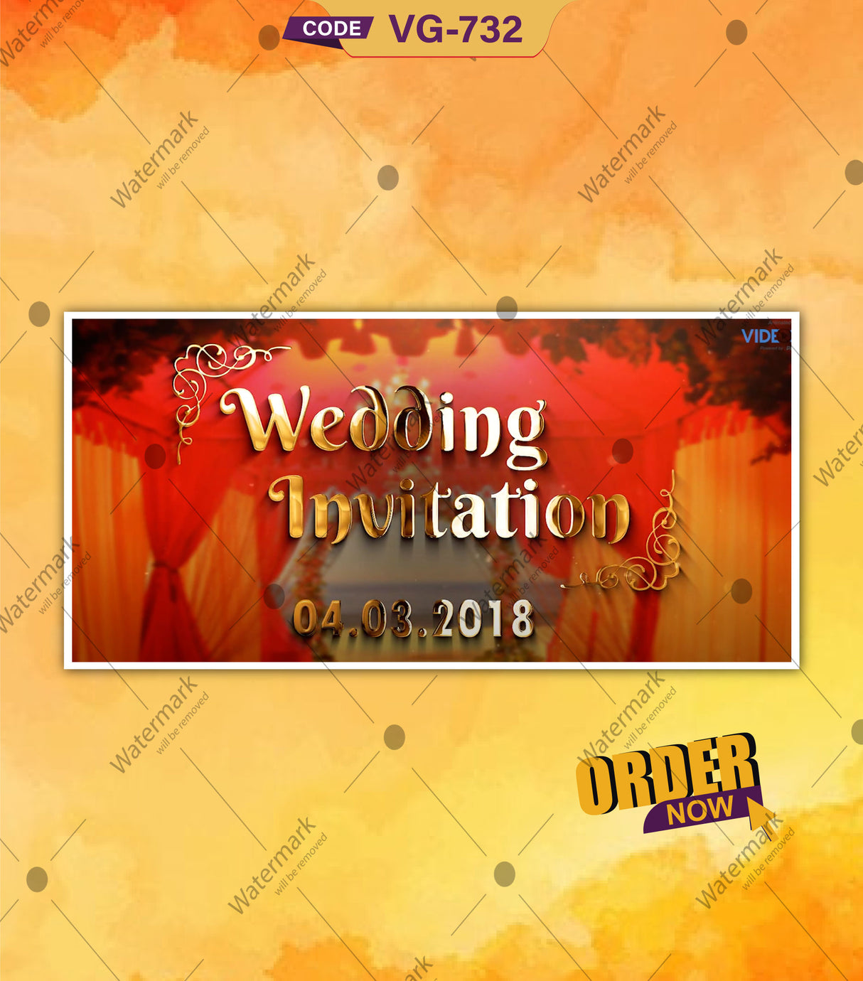 Indian Wedding Invitation for WhatsApp