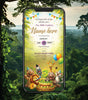 Jungle Safari Kids Birthday Invitation Card