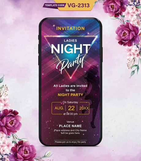 Ladies Night Party Invitations