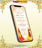 Ladies Sangeet Wedding Invitation