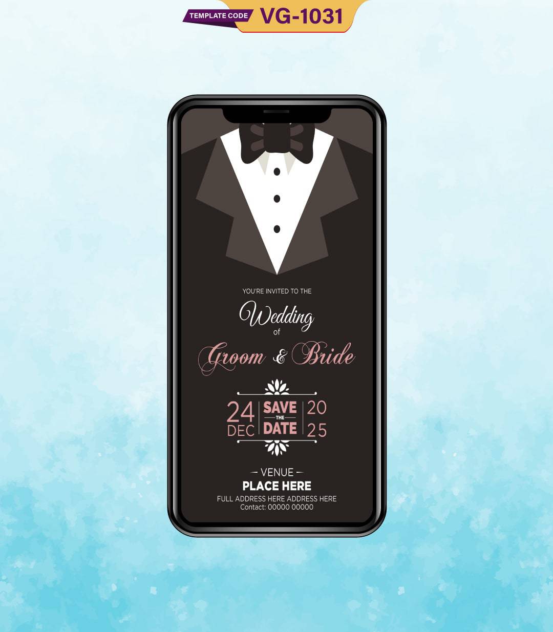 Latest Wedding Invitation eCards Groom Side 