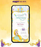 Little Princess Birthday Party Invitation 