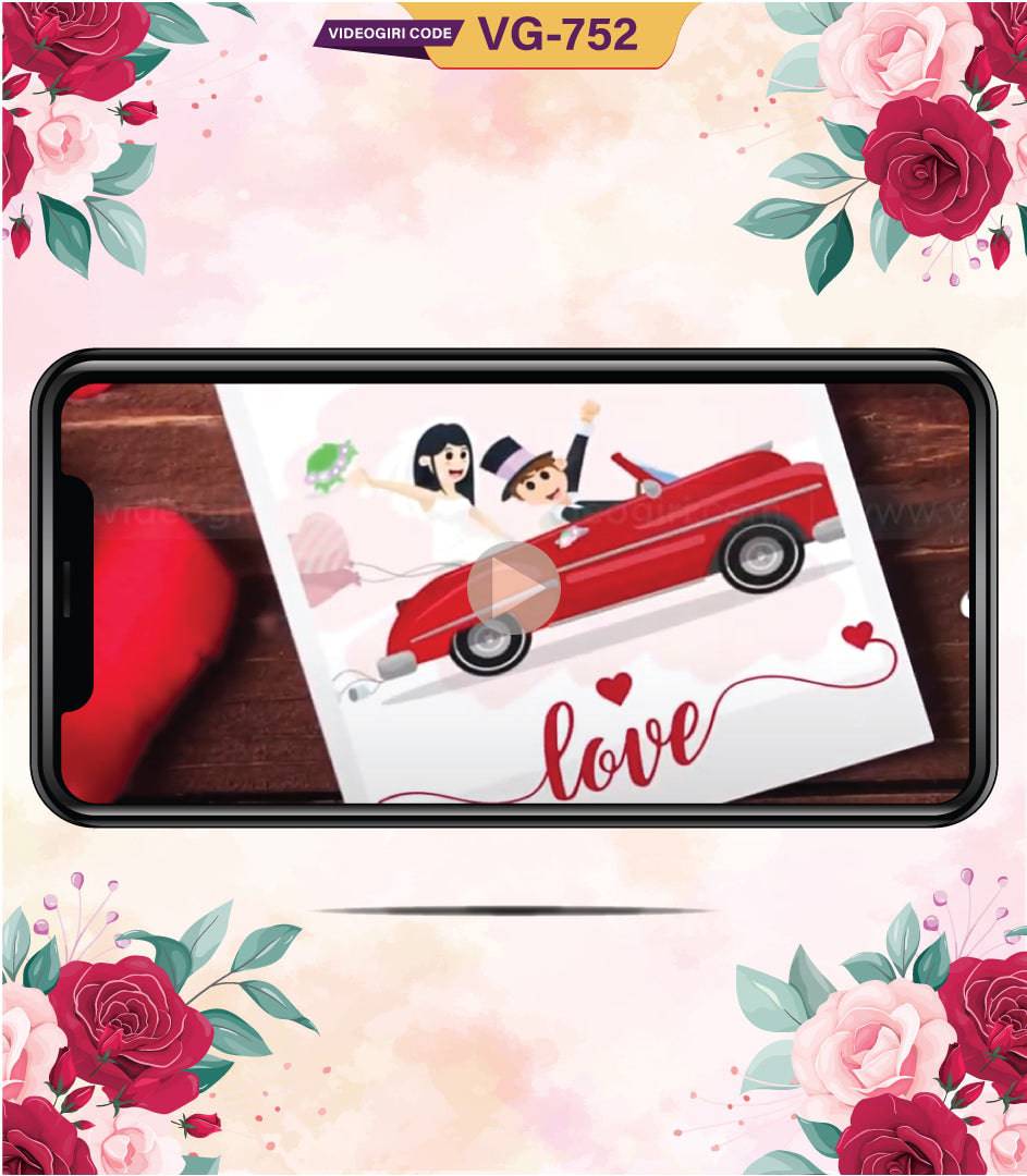 Lovable Marriage Invitation Video for Whatsapp 