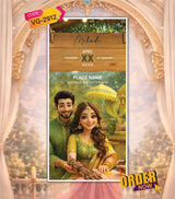 Majestic Palace Wedding Invitation PDF 