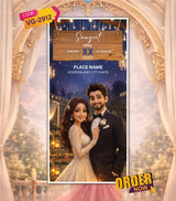 Majestic Palace Wedding Invitation PDF 