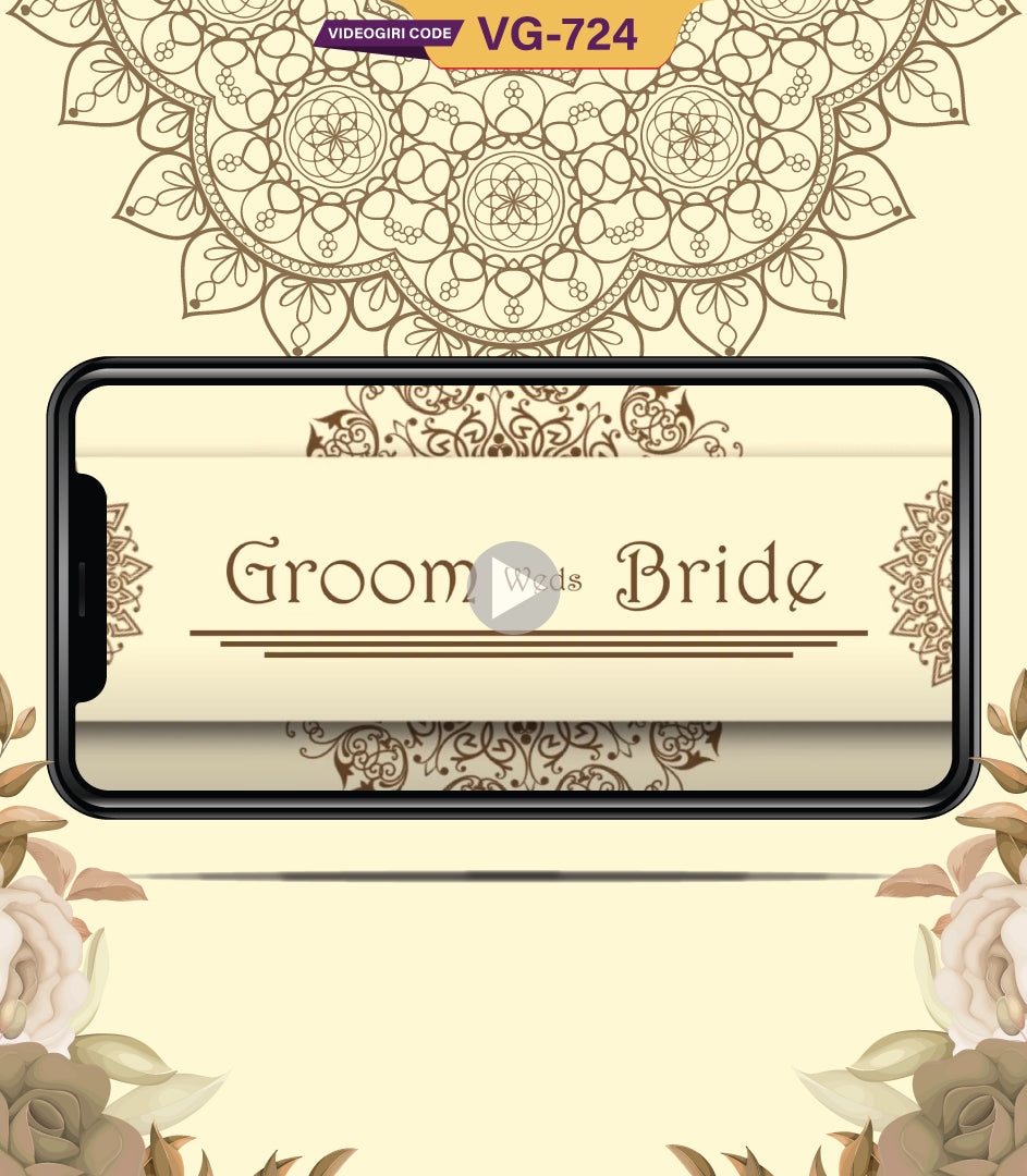 Majestic Wedding Invitation Video Without Pictures Save the Date video