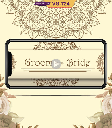 Majestic Wedding Invitation Video Without Pictures Save the Date video