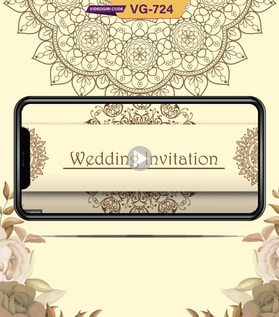 Majestic Wedding Invitation Video Without Pictures Save the Date video