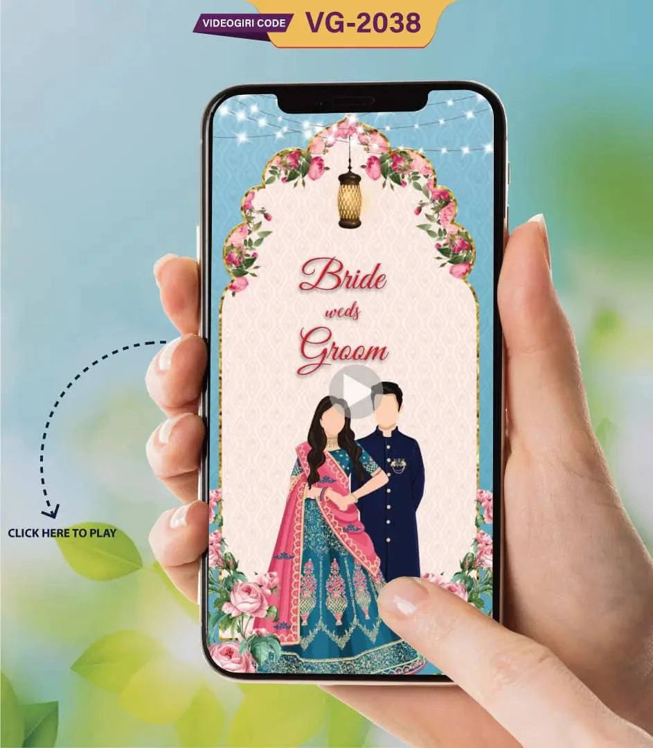 Marriage Invitation Video Online VG 2038 Marriage invitation video online vg 2038