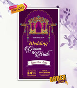 Marwari Theme Wedding Invitation eCard 