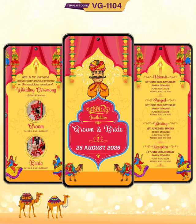 Marwari Wedding Card 