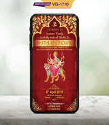 Mata Ki Chowki Invitation Templates