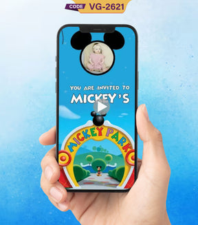 Mickey Mouse Birthday Invitation Video