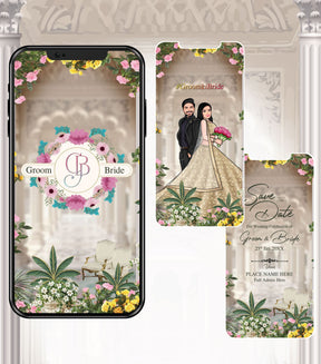 Modern Caricature Video Invitation