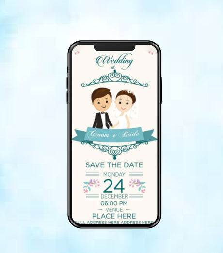 Modern Theme Wedding Invitation eCards