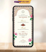 Mughal Theme Wedding Invite Card