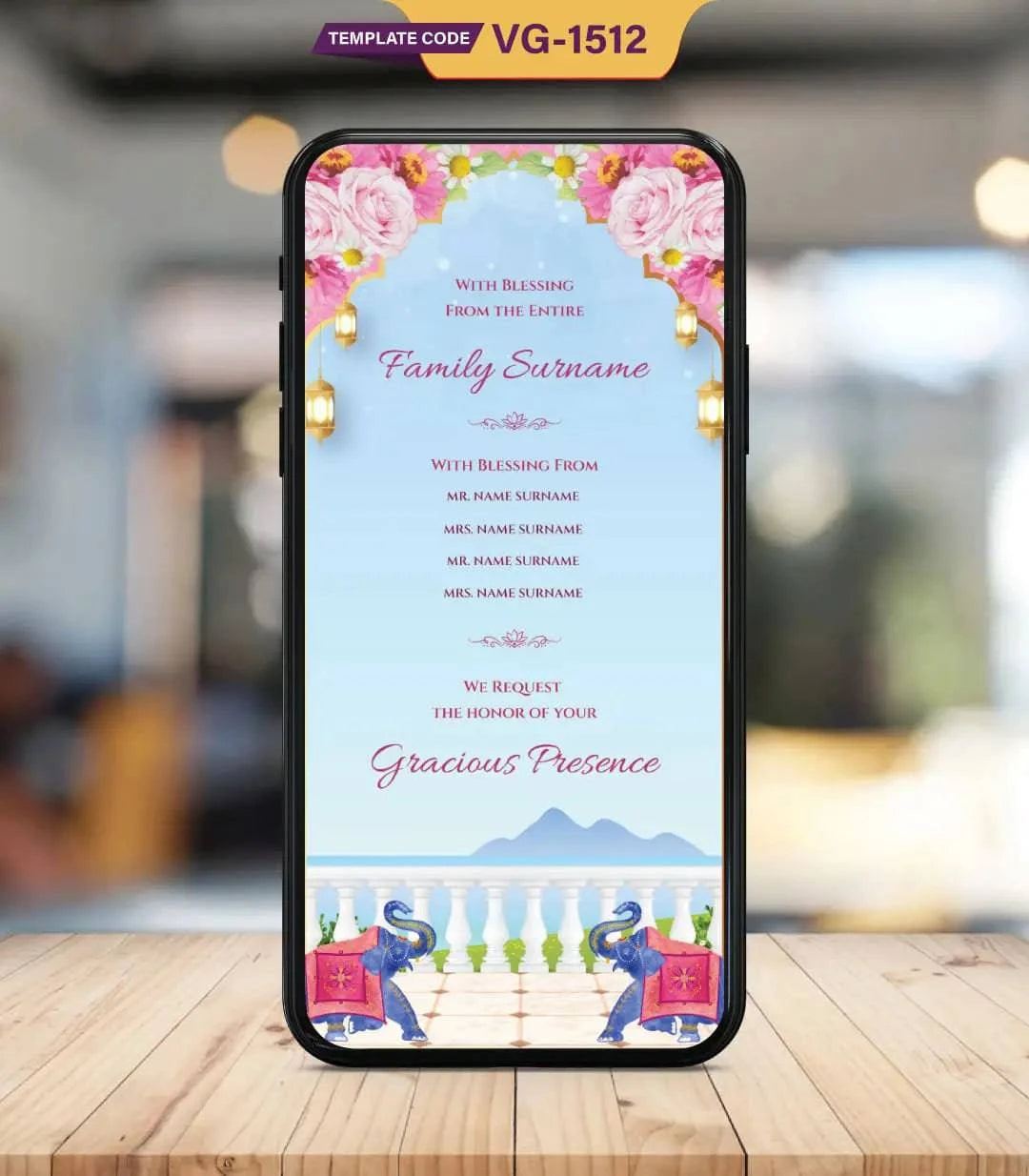 Multi Event Wedding Invitation PDF