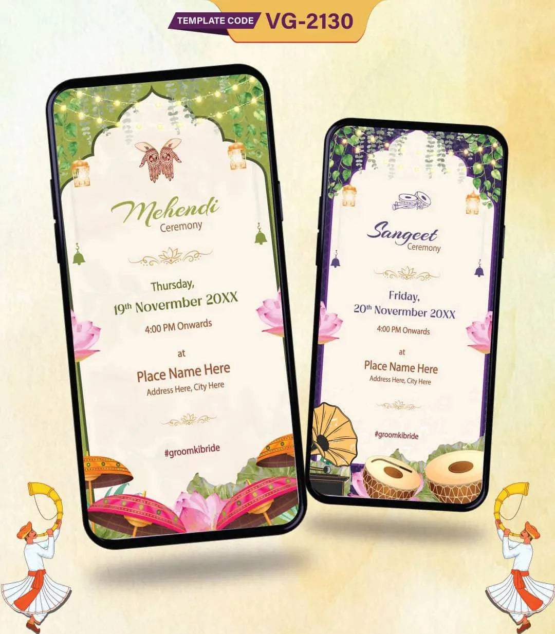 Multi Events Wedding Invite Pdf