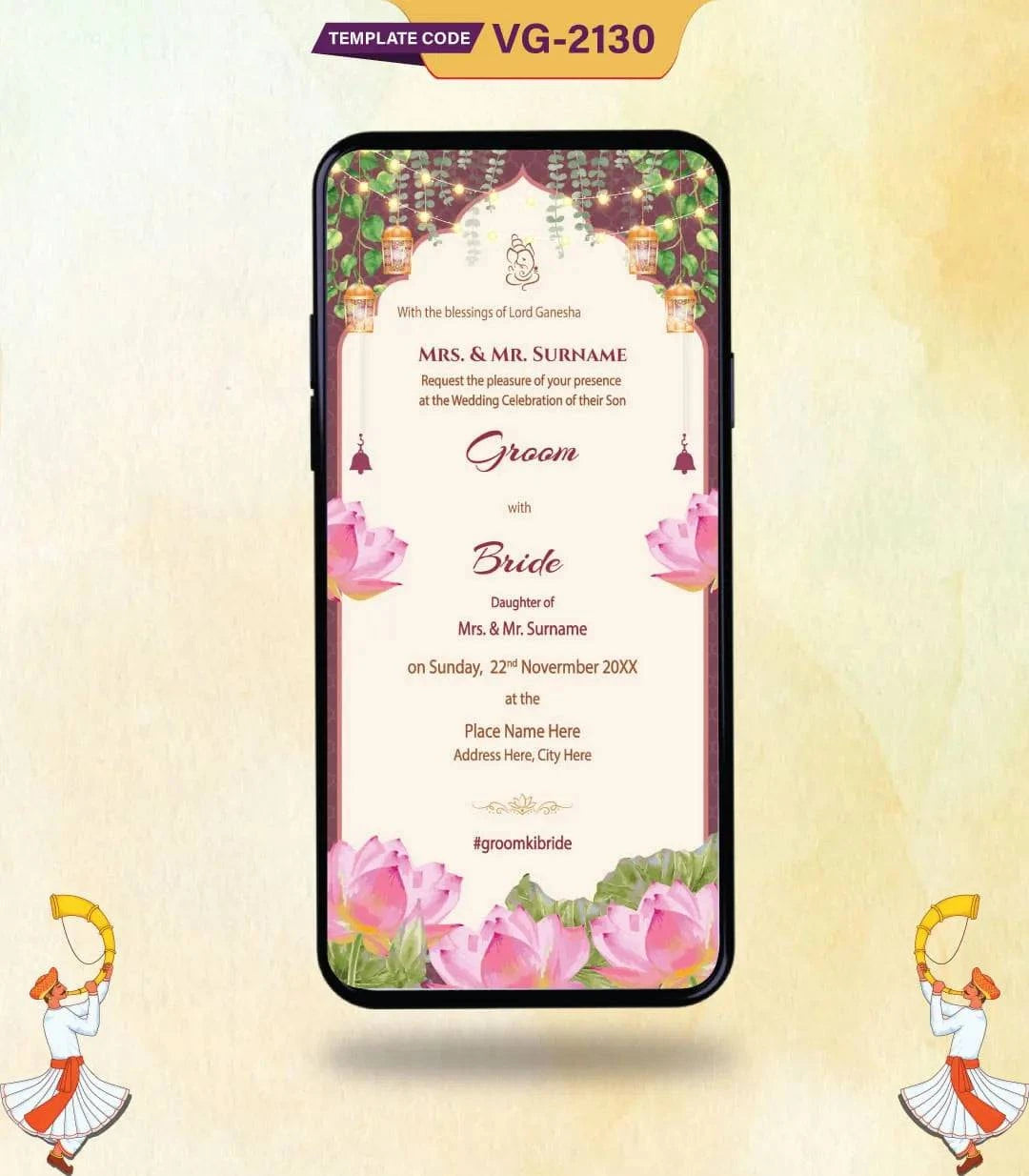 Multi Events Wedding Invite Pdf