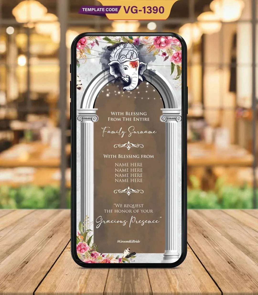 Multiple Function Wedding Invitation PDF Card