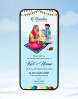 Mundan Sanskar Invitation Card 