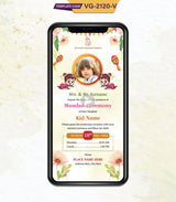 Mundan Ceremony Invitation Video 