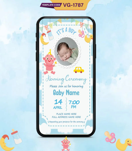 Naming Ceremony Invitation | VG-1787