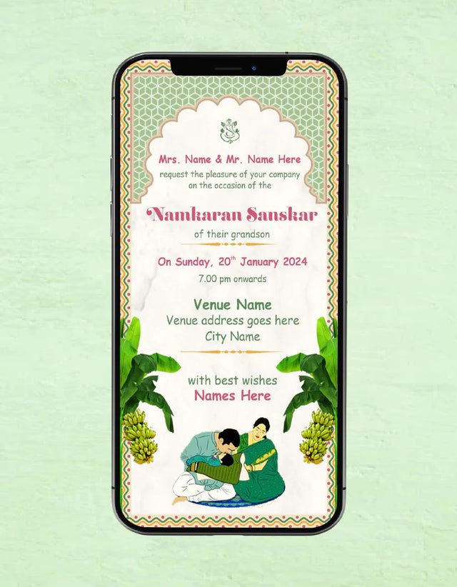 Namkaran Sanskar Invitation