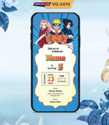 Naruto Birthday Invitation