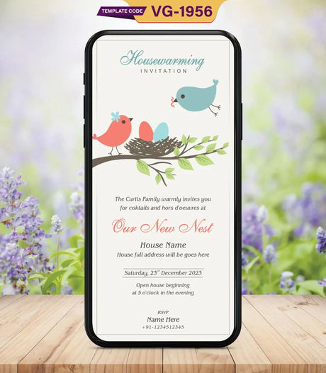 Nest Housewarming Invitation