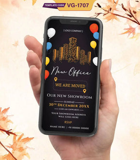 New Office Opening Invitation Card 