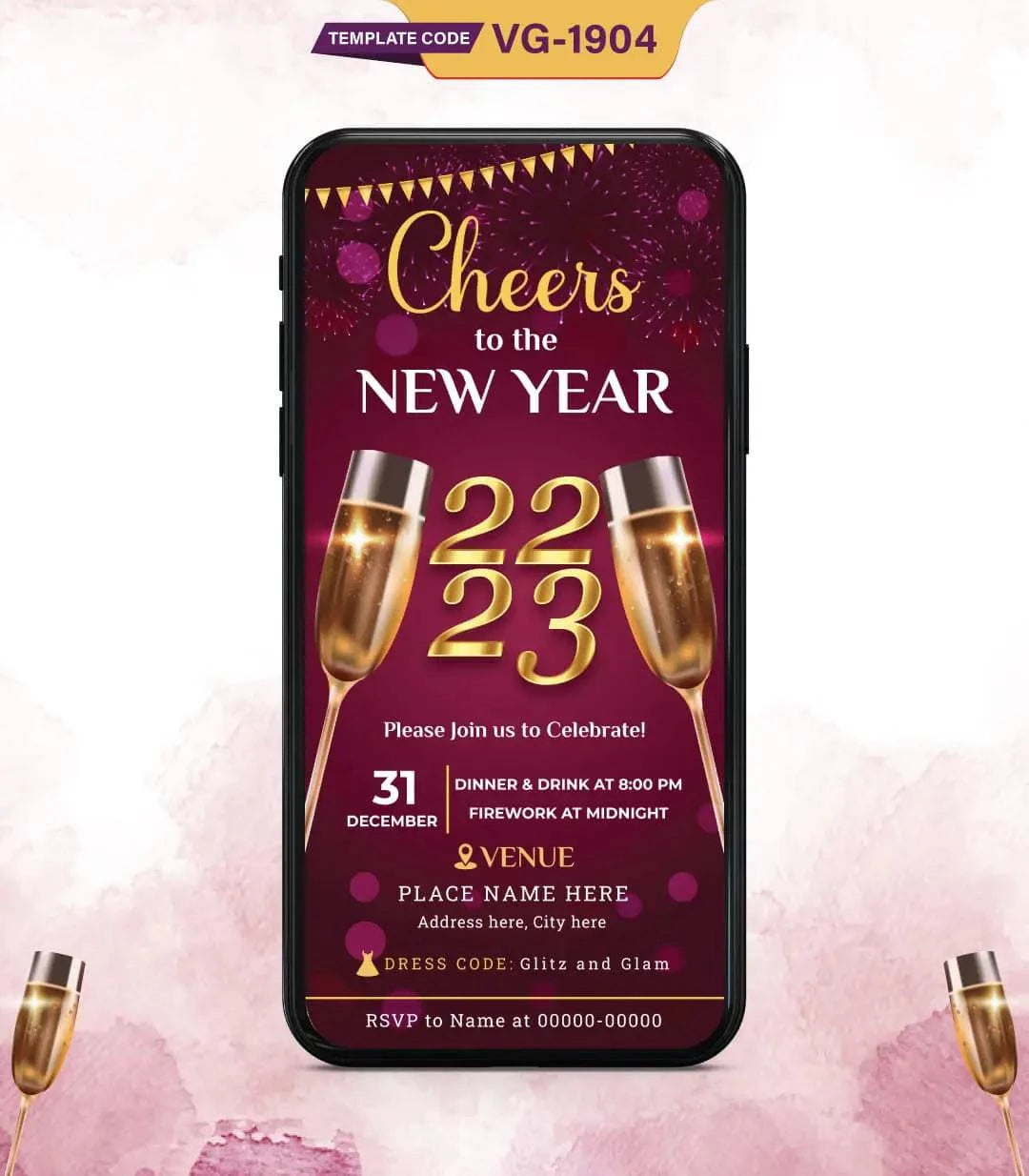 New Year Invitation Templates