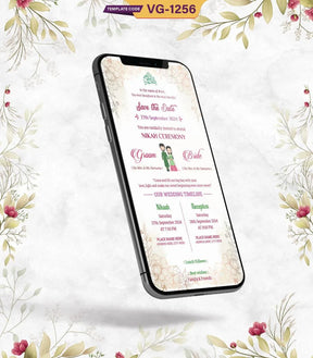 Nikah Ceremony Invitation Card