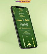 Nikah Invitation eCards For Whatsapp | VG-1050