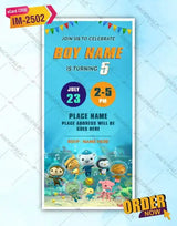 Octonauts Birthday Invitation