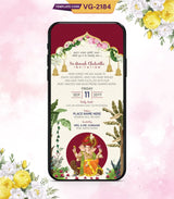 Online Ganesh Chaturthi Invitation 