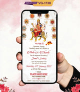 Online Invitation Card For Mata Ki Chowki 