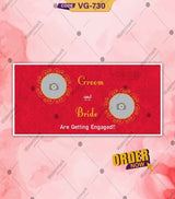 Online Engagement Ceremony Invitation Card