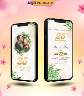 Online Wedding Anniversary Invitation Video 