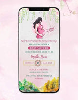 Pastel Colors Baby Shower Invitation Card 