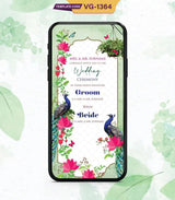 Peacock Theme Wedding Card Design