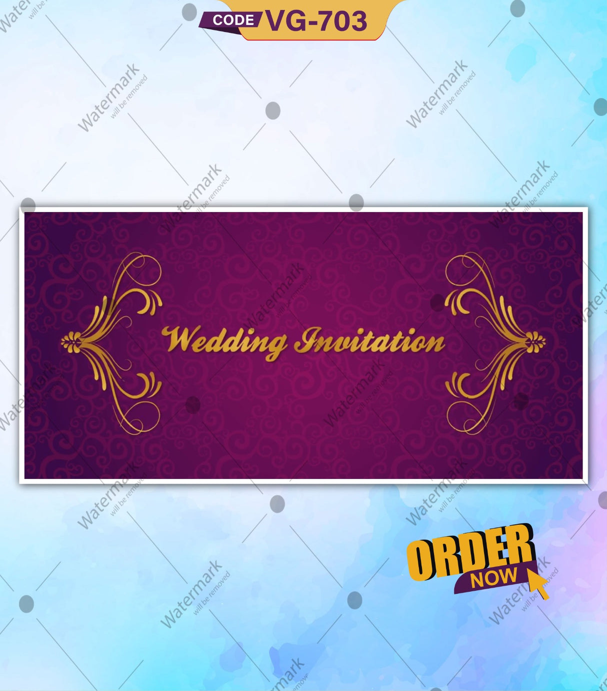 Personalise Wedding Invitation