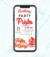 Personalized Birthday Invitation Card 